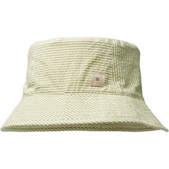 Wheat bucket hat - Green stripe